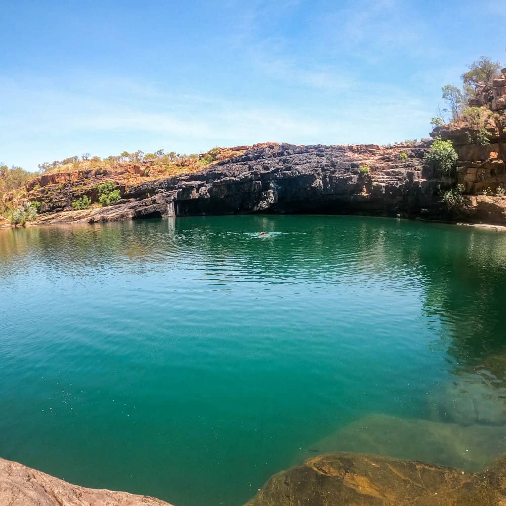 Manning Gorge along Gibb River Road. One of the best gorges when traveling the Gibb river road. Mt Barnett Station