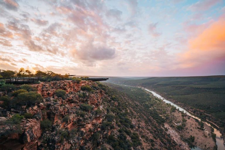 Kalbarri Skywalk in Western Australia.