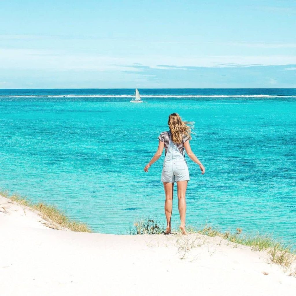 Five Finger Reef in Coral Bay, Western Australia.