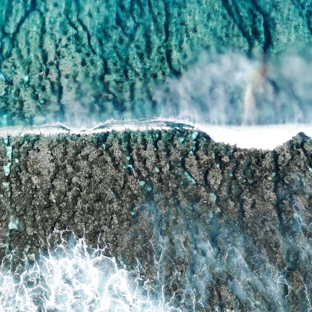 Ningaloo Reef from above.