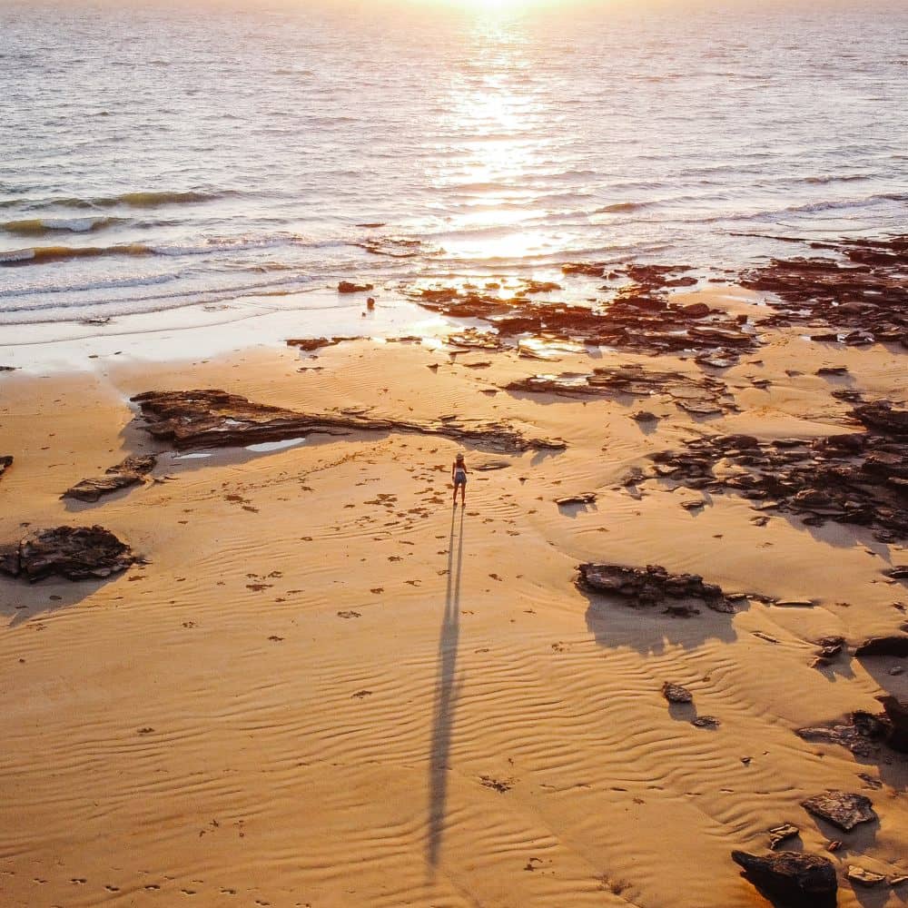 Sunsets at Gatntheaume Pointin Broome, Western Australia