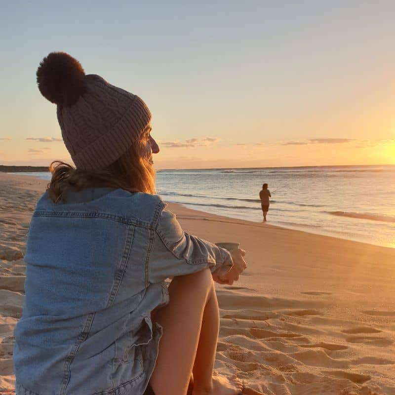 Sunsets and fishing at Wobiri Beach in Exmouth, Western Australia