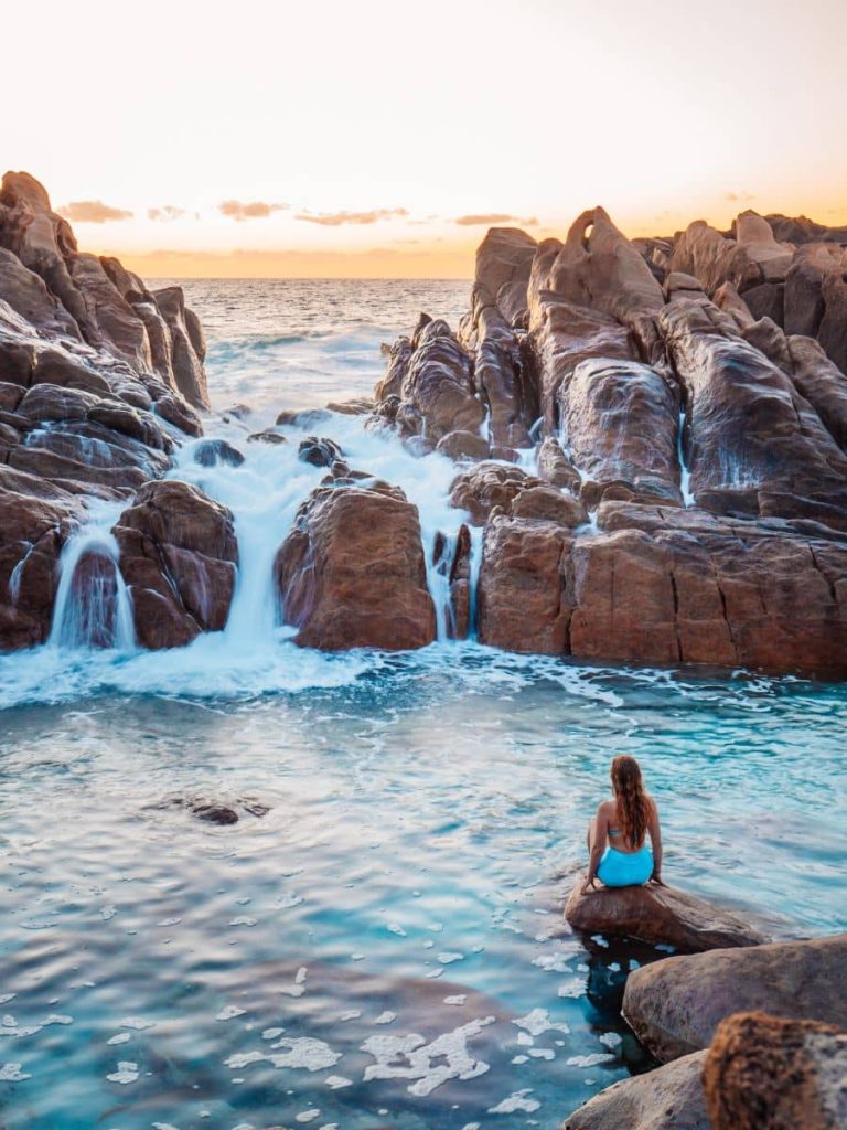 Injidup Natural Spa in next to Yallingup, Western Australia