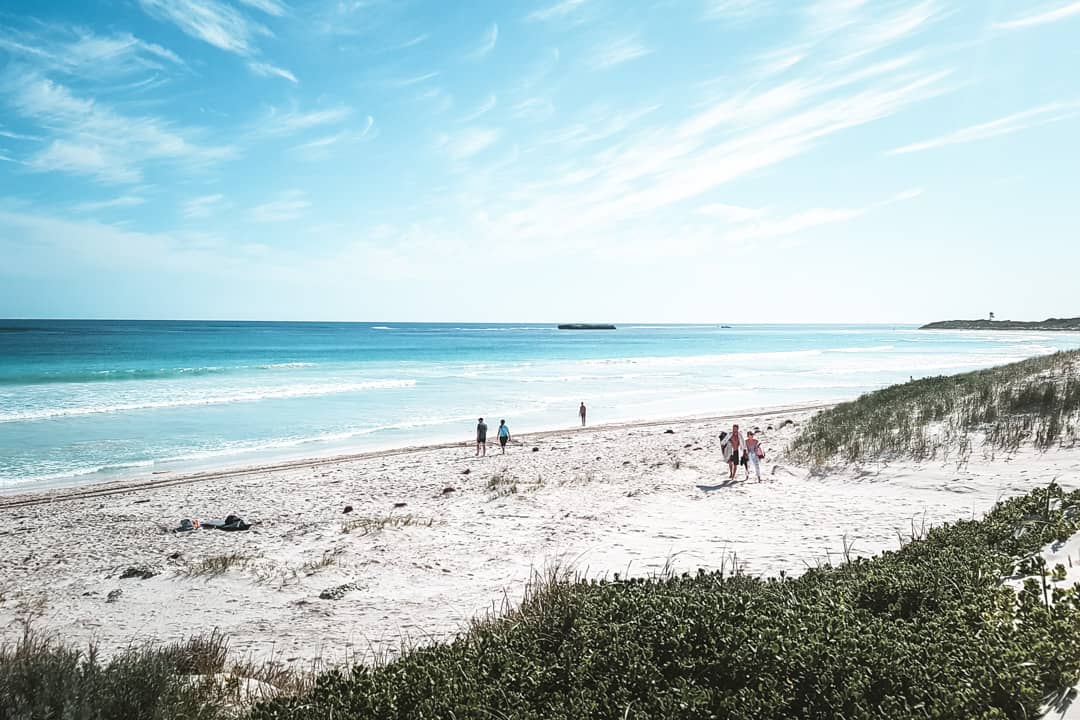 Lancelin, Western Australia. Picture of the sand dunes