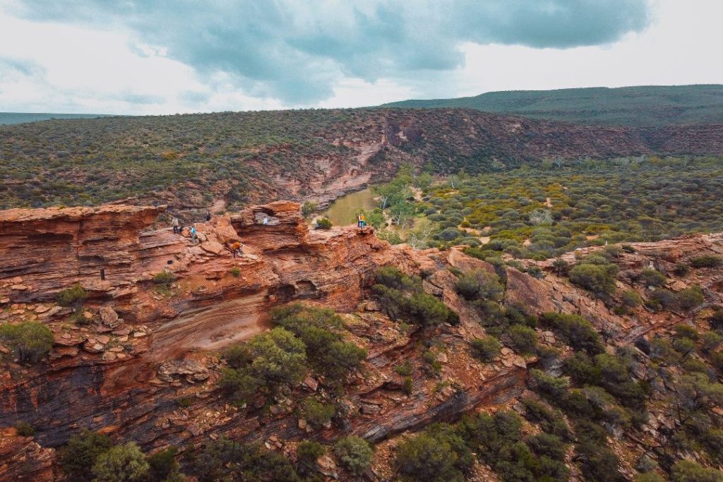 Natures Window From Above, Kalbarri National Park