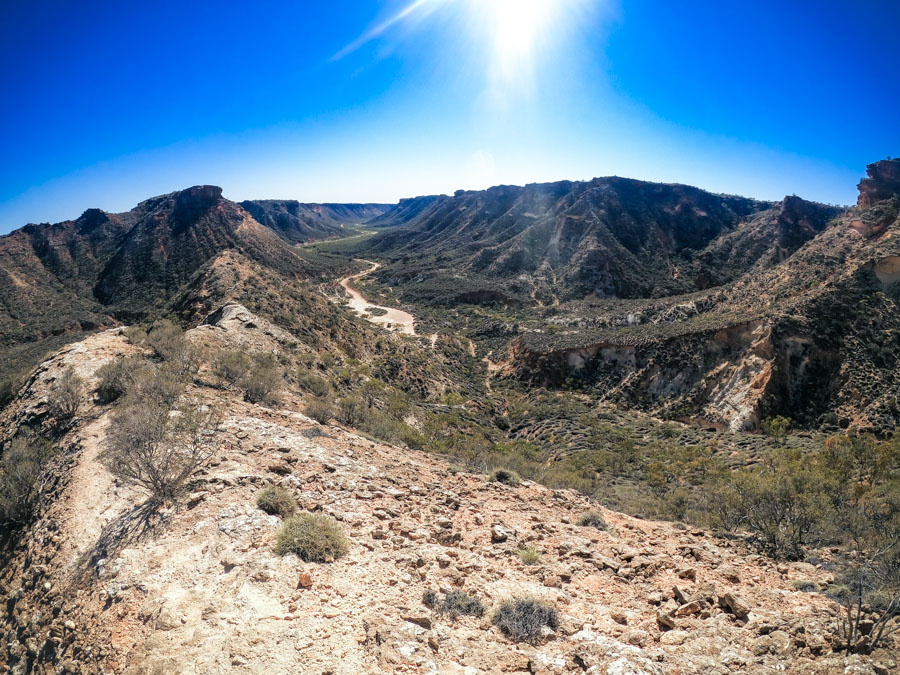 Off-road driving experience in Shot Hole Canyon, Exmouth, a favorite destination for 4WD enthusiasts in Western Australia