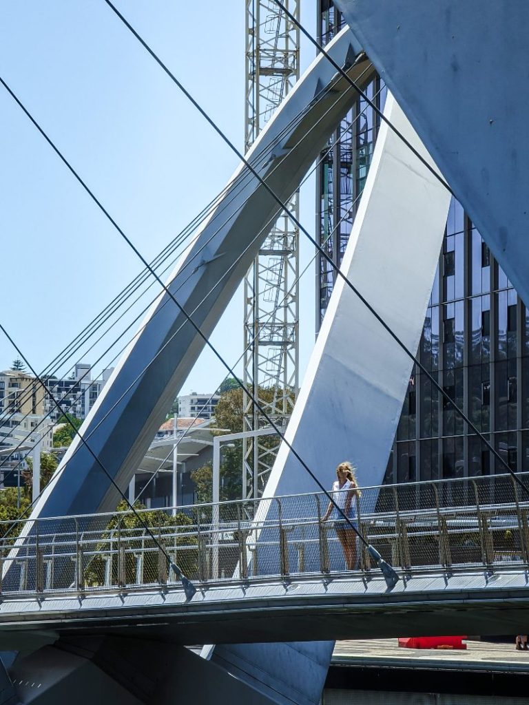 Elizabeth Quay Bridge, Perth, Western Australia