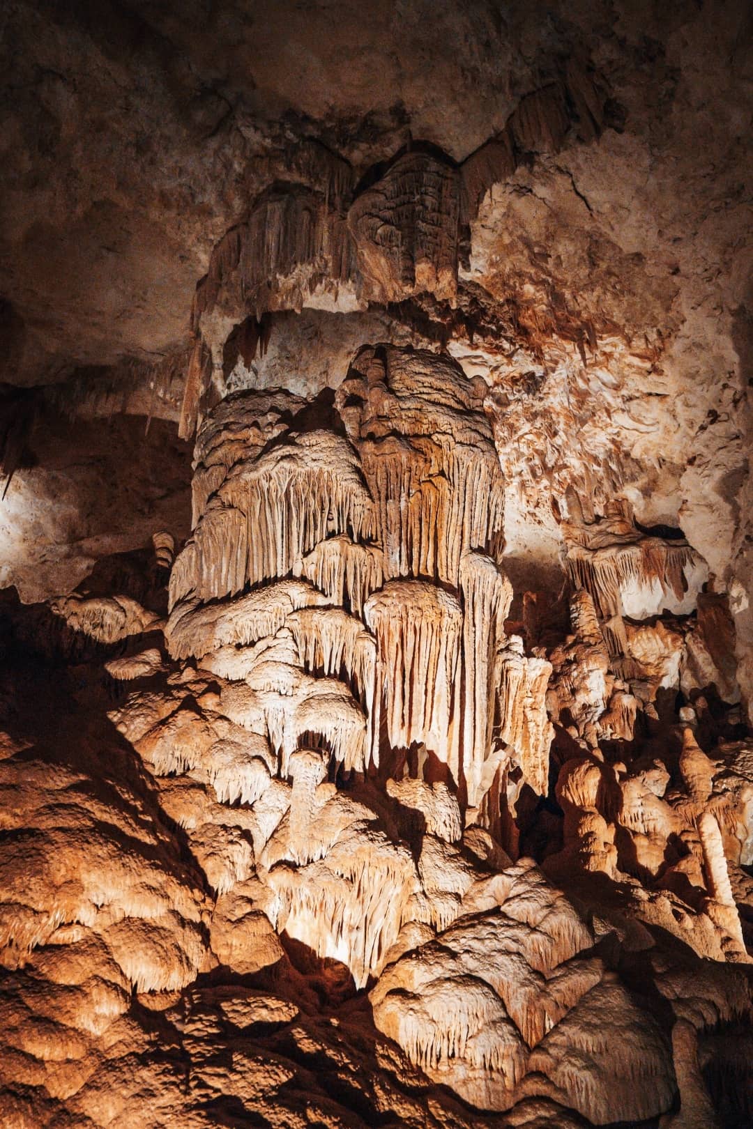 The amazing rock formations, stalactites, and stalagmites in the caves of Margaret River, Western Australia