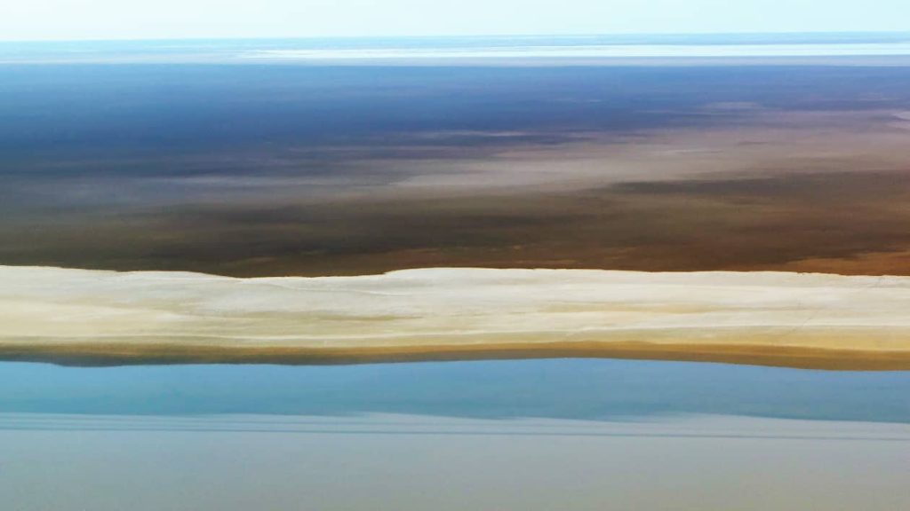 Lake Eyre from the air